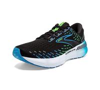 Brooks Men's Glycerin GTS 20 Sneaker, Black/Hawaiian Ocean/Green, 9.5 UK
