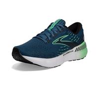 Brooks Men's Glycerin GTS 20 Sneaker, Moroccan Blue/Black/Spring Bud, 6 UK