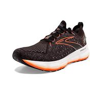 Brooks Men's Glycerin StealthFit 20 Running Shoe, Black/Blackened Pearl/Flame, 10 UK
