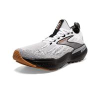 Brooks Men's Glycerin StealthFit GTS 21 Sneaker, White/Grey/Black, 10.5 UK