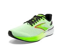 BROOKS Men's Hyperion GTS Sneaker, Green Gecko/Red Orange/White, 11 UK