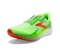 BROOKS Men's Hyperion Max Sneaker, Green Gecko/Red Orange/White, 8.5 UK