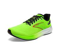 BROOKS Men's Hyperion Sneaker, Green Gecko/Red Orange/White, 10.5 UK