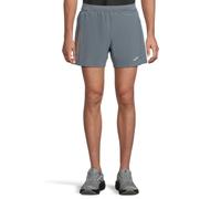 Brooks Men's Journey 5" Short, Lightweight, Supportive Fit Athletic Shorts with Brief Liner & Secure Storage, Storm/Speed Logo, Medium