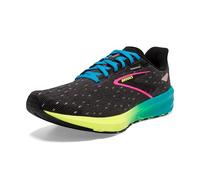 BROOKS Men's Launch 10 Sneaker, Black/Nightlife/Blue, UK