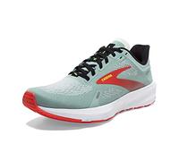 Brooks Men's Launch 9 Running Shoe, Blue Surf/Black/Cherry Tomato, 10.5 UK