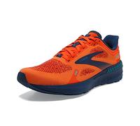 BROOKS Men's, Launch GTS 9 Running Shoe, Flame/Titan/Crystal Teal, 9 UK
