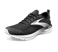 BROOKS Men's Revel 6 Sneaker, Black/Blackened Pearl/White, 7 UK