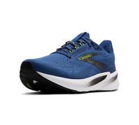 BROOKS Mens Revel 8 Sneaker, Navy Peony Black Acid Lime, 10.5 UK