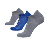 Brooks Run-In No Show Socks I Comfort Fit, Unisex, Performance Running Socks (3-Pack Set), Asphalt Royal Asphalt, Large