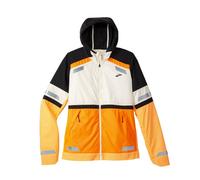 Brooks Run Visible Jacket 2.0 Orange White Black Women's Jacket, Size XS.