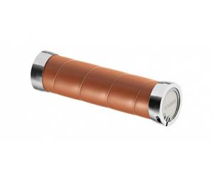Brooks Slender Leather Handlebar Grips Honey