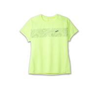 Brooks Sprint Free 2.0 Women's T-Shirt | UK S in Lime/Elevate