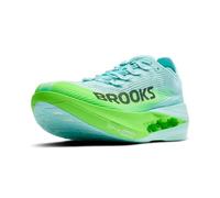 Brooks Unisex Hyperion Elite 5 Neutral Race Running Shoe for Men & Women, Limpet/Black/Green Gecko, 11.5