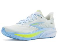 Brooks Women’s Ghost 18 Neutral Running & Walking Shoe, White/Open Air/Nightlife, 5.5