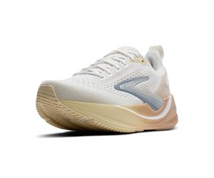 Brooks Women’s Ghost Max 4 Neutral Running & Walking Shoe, White/Rose/Rutabaga, 7 X-Wide
