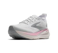 Brooks Women’s Glycerin 23 Neutral Running Shoe, White/Harbor Mist/Metallic, 6 Wide