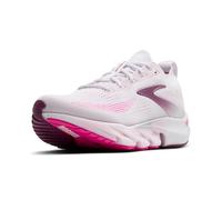 Brooks Women’s Glycerin Flex Neutral Running & Walking Shoe, White/Cyber Pink/Argyle, 7.5