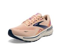 BROOKS Women's Adrenaline Gts 23 Sneaker, Apricot Estate/Blue Orchid, 7.5 UK
