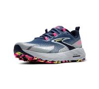 Brooks Women's Cascadia 18 Sneaker, Oceana Pearl Blue Pink, 5 UK