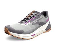 Brooks Women's Catamount 2 Trail Running Shoe, Alloy/Oyster/Violet, 3.5 UK