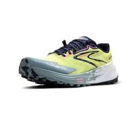 BROOKS Women's Catamount 3 Sneaker, Sunny Lime/Peacoat/Citadel, 6 UK