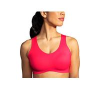 Brooks Women's Dare Crossback Run Bra, Fluoro Pink, 32 -A/B