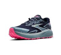 BROOKS Women's Divide 5 Sneaker, Peacoat/Black/Pink, 7 UK