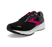 Brooks Women's Ghost 14 Running Shoe, Black Pink Yucca, 9 UK