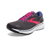 Brooks Women's Ghost 14 Running Shoe, Pearl Black Pink, 8 UK