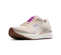 Brooks Womens Ghost 16 Neutral Running Shoe - Almond Peach/Coconut/Purple - 10 Medium