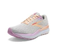 Brooks Womens Ghost 16 Neutral Running Shoe - White/Grey/Orchid - 11.5 Medium