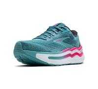 BROOKS Women's Ghost Max 2 Sneaker, Storm Blue/Knockout Pink/Aqua, 6 UK