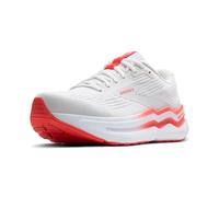 BROOKS Women's Ghost Max 2 Sneaker, White/Hot Coral, 6 UK