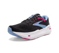 BROOKS Women's Ghost Max Sneaker, Ebony/Open Air/Lilac Rose, 8 UK