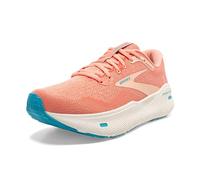 BROOKS Women's Ghost Max Sneaker, Papaya/Apricot/Blue, 8 UK