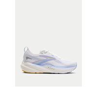 Brooks Women's Glycerin 22 Running Shoe, White/Blue Heron/Apricot, 6.5 UK
