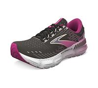 Brooks Women's Glycerin Gts 20 Sneaker, Black Fuchsia Linen, 4.5 UK