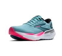 BROOKS Women's Glycerin GTS 21 Sneaker, Moroccan Blue/Aqua/Pink, 5 UK