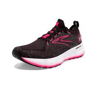 Brooks Women's Glycerin Stealthfit 20 Running Shoe, Black Blackened Pearl Diva Pin, 3 UK