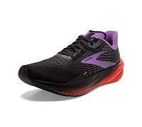 Brooks Women's Hyperion Max Sneaker, Black/Fiesta/Bellflower, 8 UK
