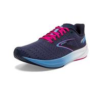 BROOKS Women's Hyperion Sneaker, Ebony/Open Air/Lilac Rose, 6 UK