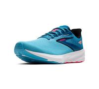 Brooks Women's Launch 10 Sneaker, Crystal Seas Blue Jay Black, 5.5 UK