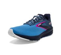 BROOKS Women's Launch 10 Sneaker, Peacoat/Marina Blue/Pink Glo, 4.5 UK
