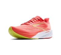 BROOKS Women's Launch 11 Sneaker, Coral/Primrose/White, 6.5 UK