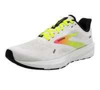 BROOKS Women's Launch 9 Sneaker, White/Pink/Nightlife, 8 UK