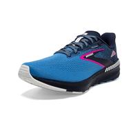 BROOKS Women's Launch GTS 10 Sneaker, Peacoat/Marina Blue/Pink Glo, 4.5 UK