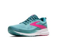 Brooks Women's Trace 3 Sneaker, Aqua Storm Pink, 6 UK