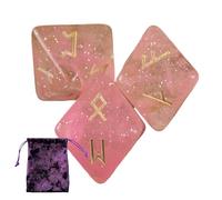 brooksnaji Divination Dice, Astrology Dice | Predictive Learning Dice 8 Sided Astrology for Adults,Polyhedral Astrology Dice Board Game Dice Runic with Bag with Bag