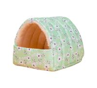 brooksnaji Small Animal Bed - Thick Soft Pet Plush Cave Warm Sleeping Nest | Dwarf Hamster Cave for Winter Cold Weather Cage Home Rabbits Sugar Gliders Ferrets